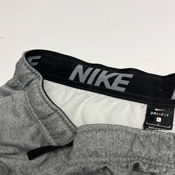 Nike Men’s Heather Gray Elastic Band w/ Drawstring & Pockets Sweatpants- Large - Picture 14 of 15